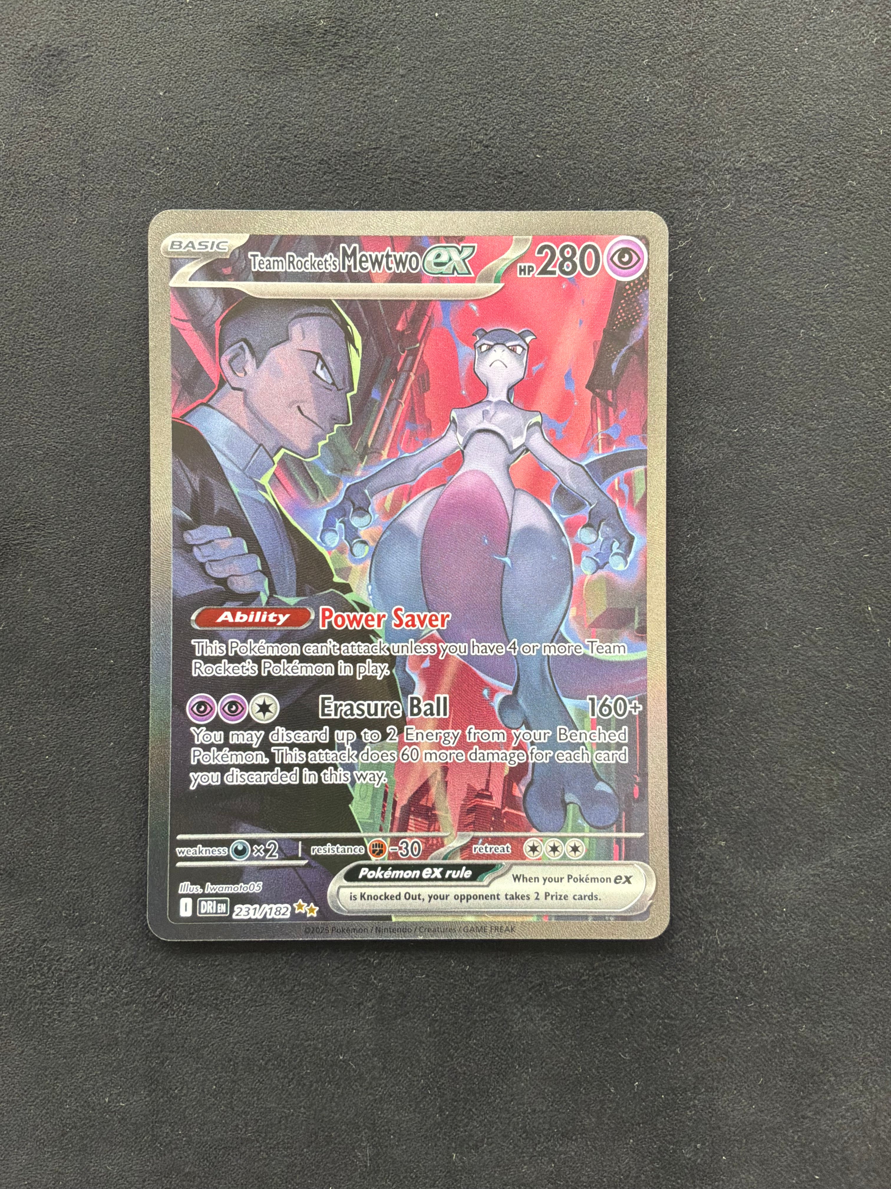 Team Rockets Mewtwo ex 231