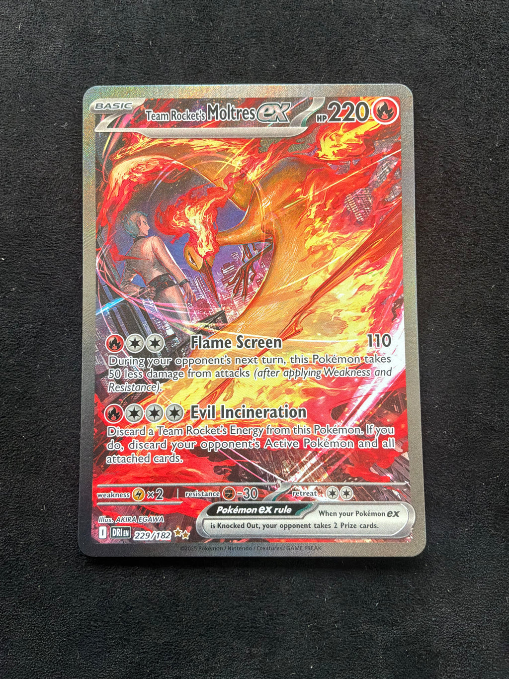 Team Rockets Moltres ex 229/182