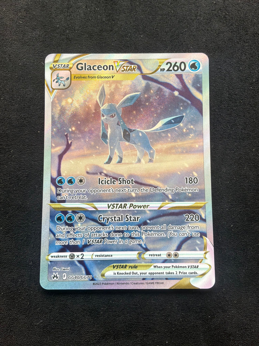 Glaceon VStar GG40/GG70