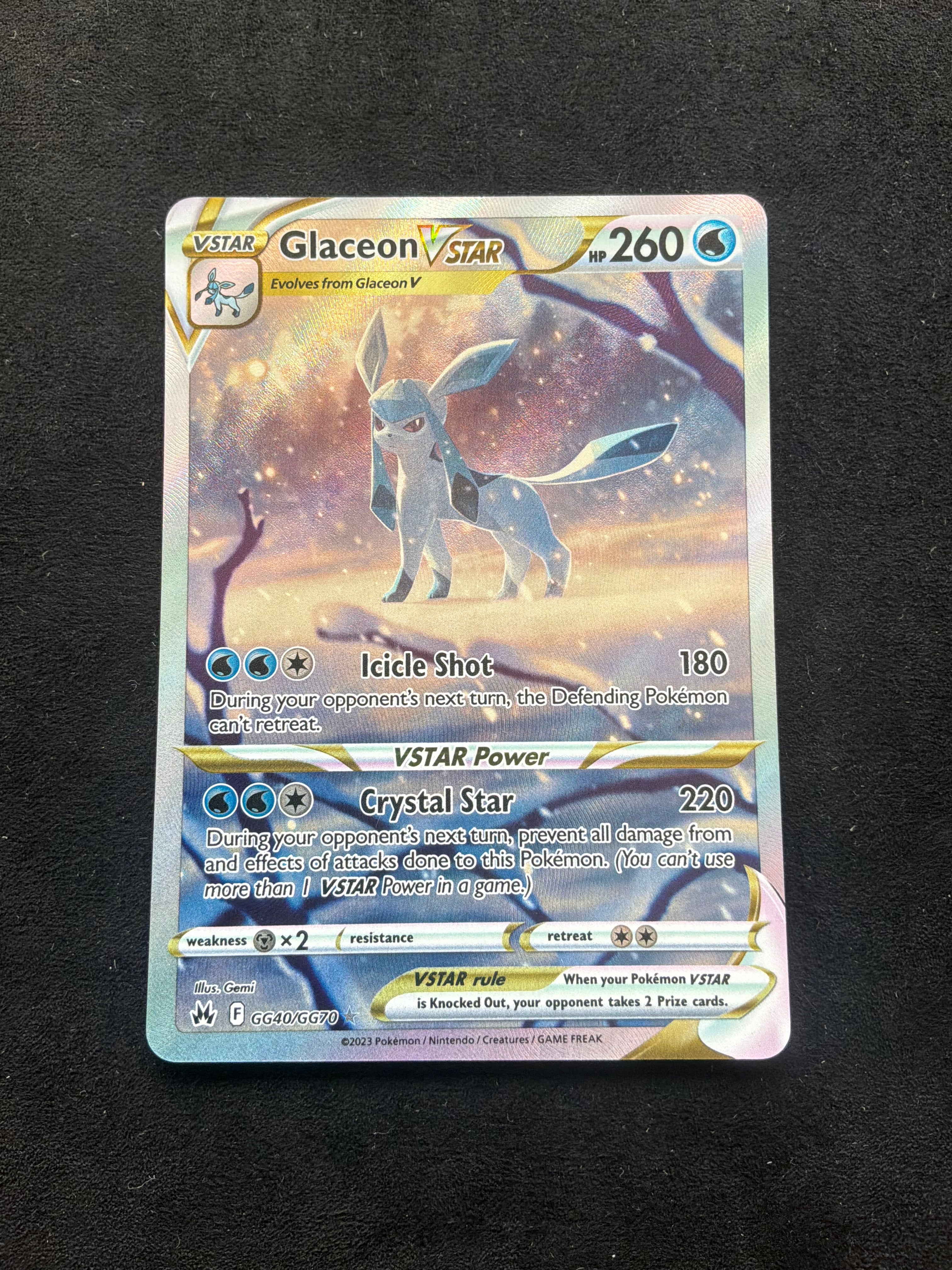 Glaceon VStar GG40/GG70