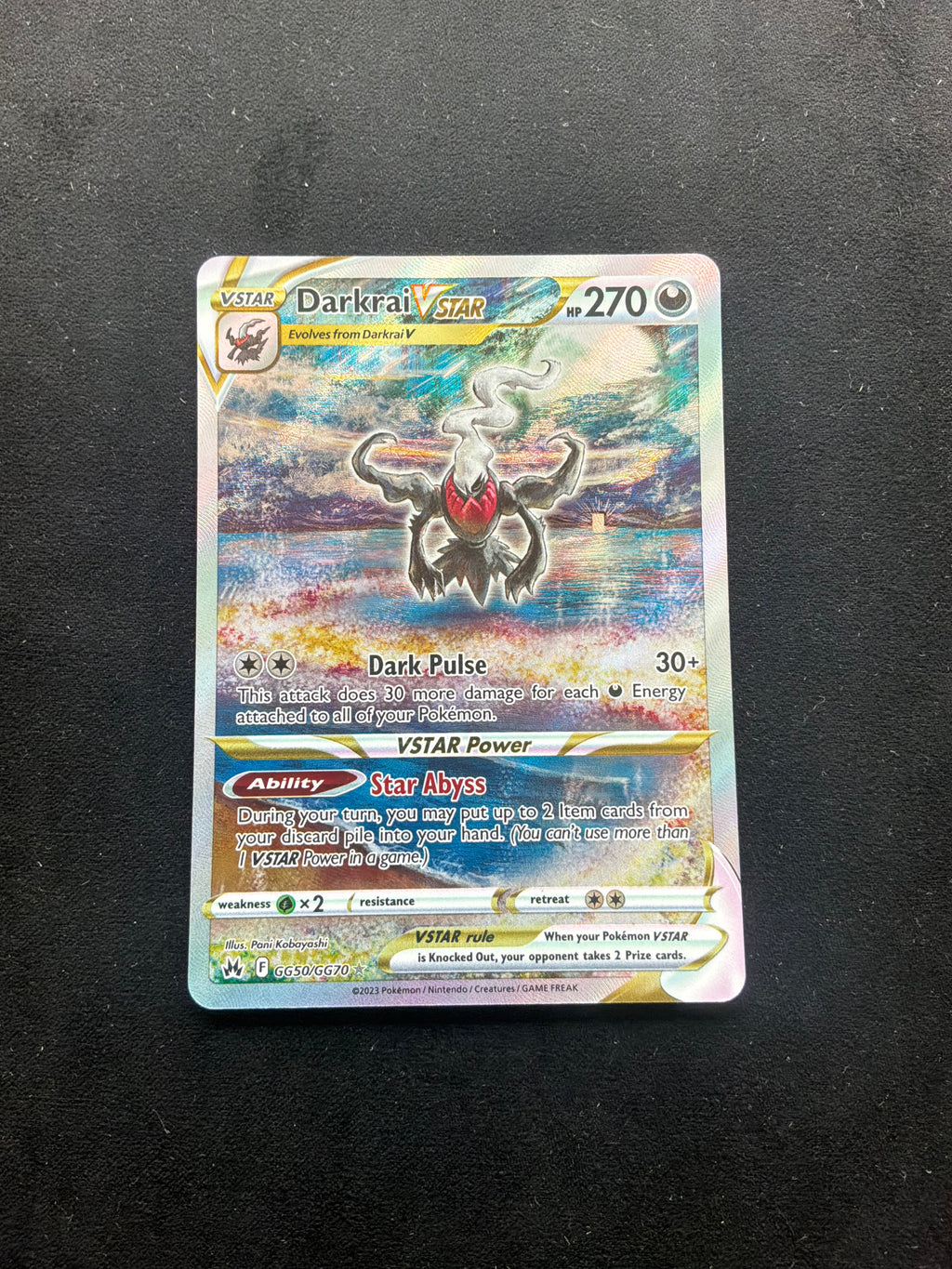 Darkrai VStar GG50/GG70