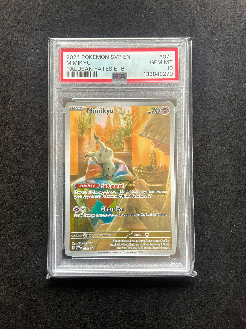 Mimikyu 75 PSA 10