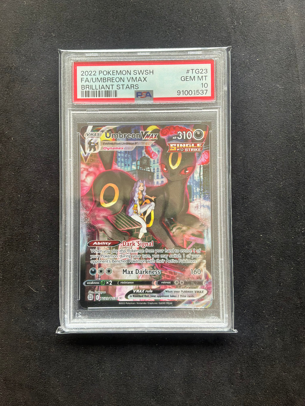 Umbreon VMax TG23/TG30 PSA 10