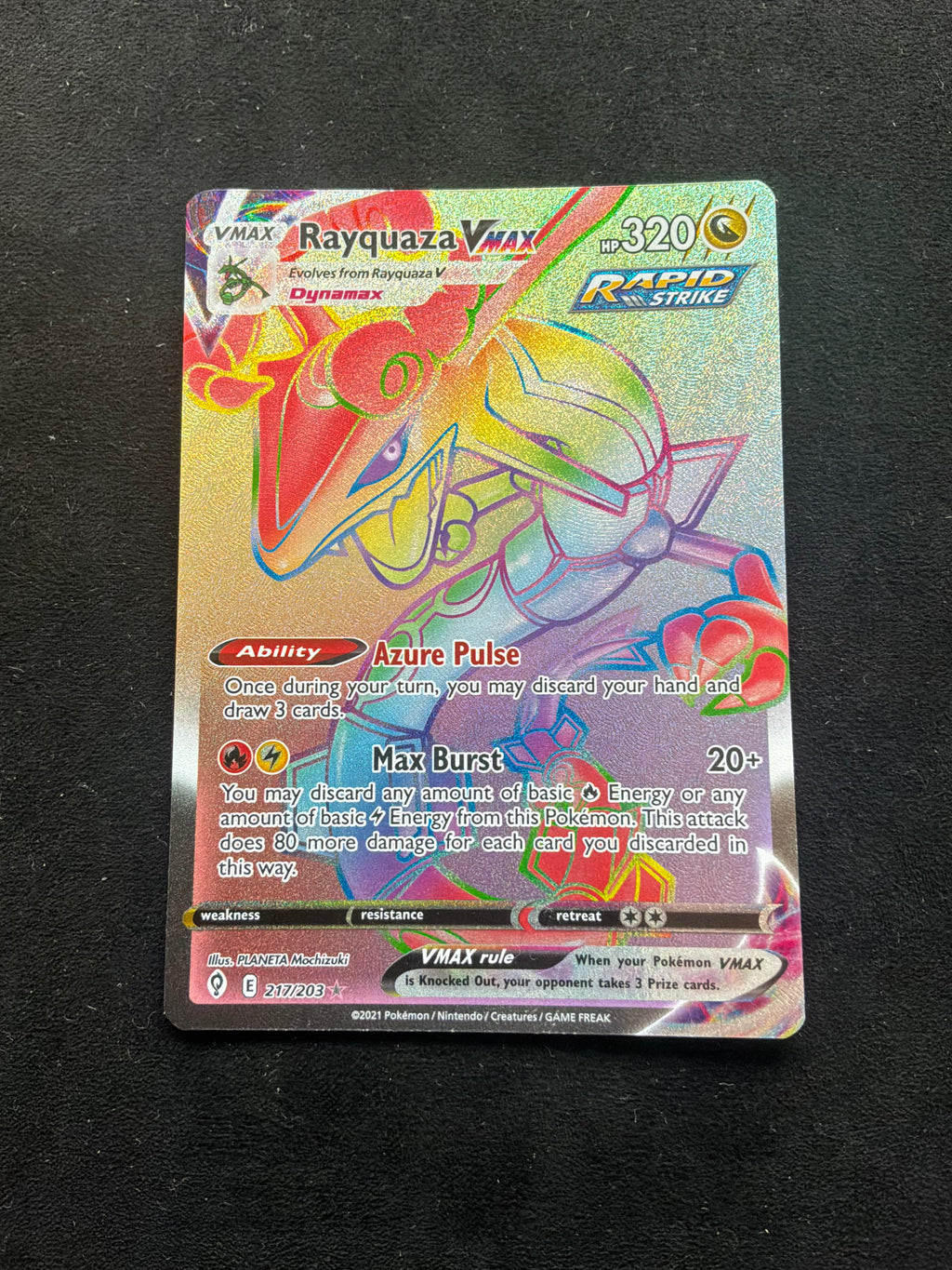 Rayquaza VMax 217/203