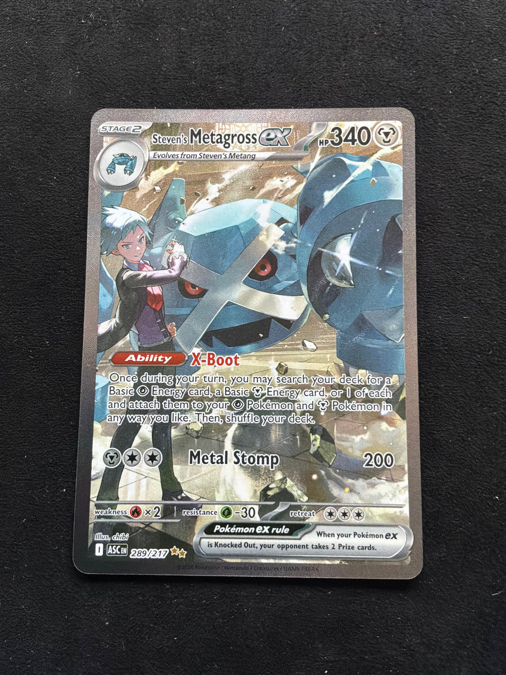 Steven’s Metagross ex 289/217