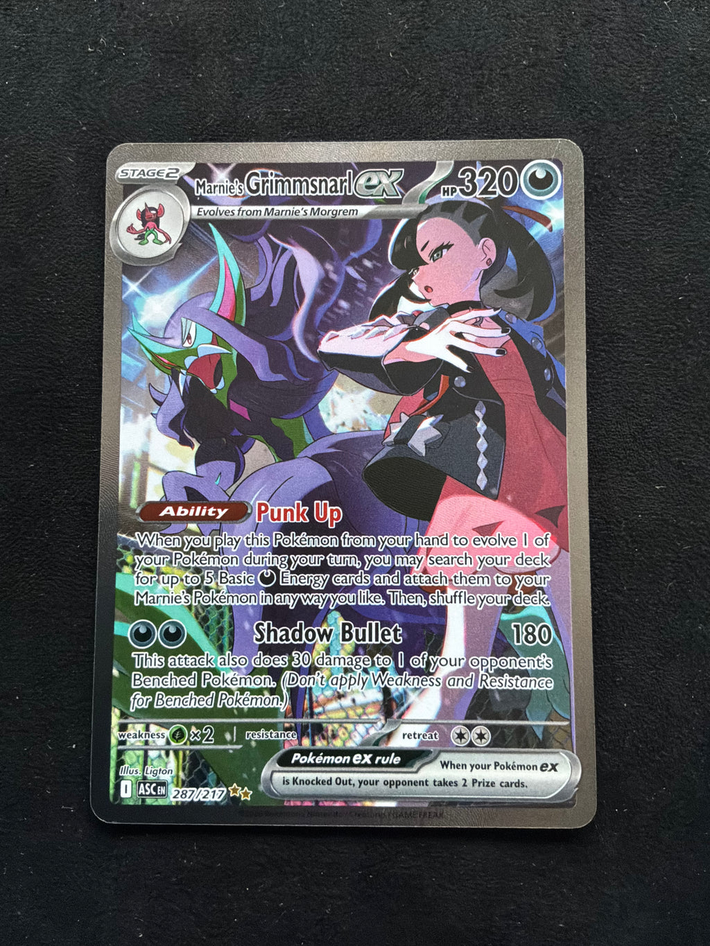Marnie’s Grimmsnarl ex 287/217