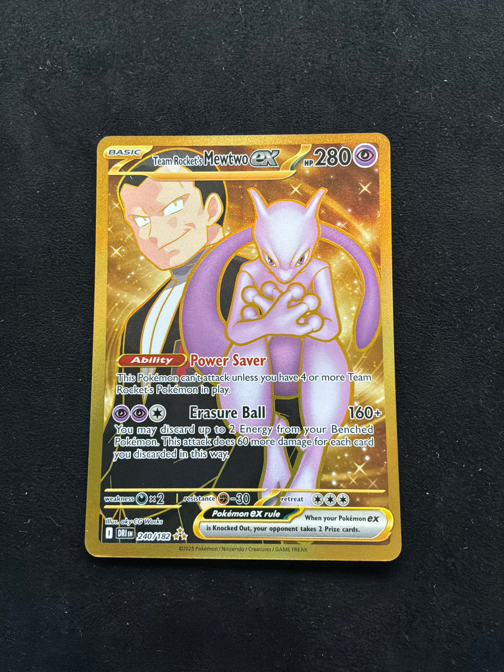 Team Rockets Mewtwo ex 240/182