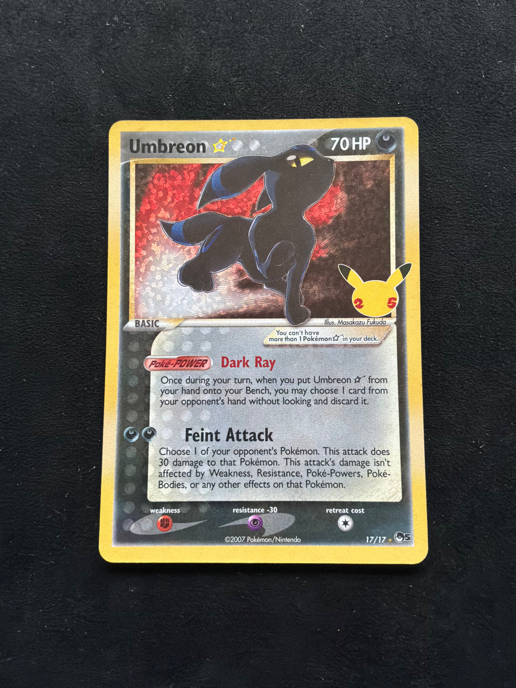 Umbreon 17/17 25th