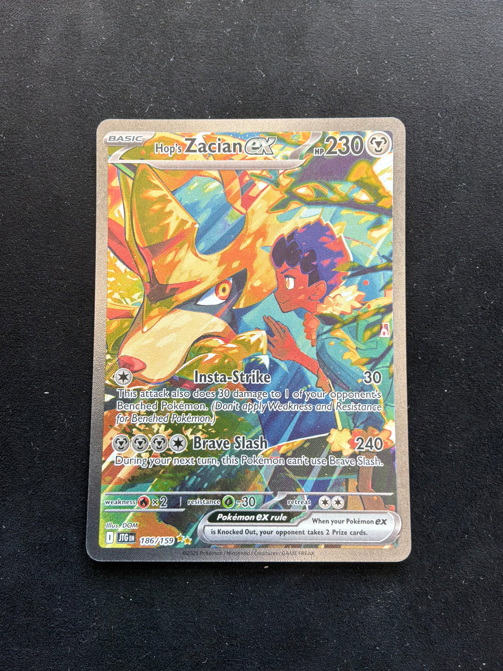 Hop’s Zacian ex 186/159